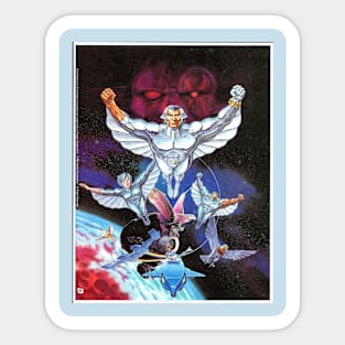 Official Rankin/Bass' Silverhawks Licensed #7 Sticker